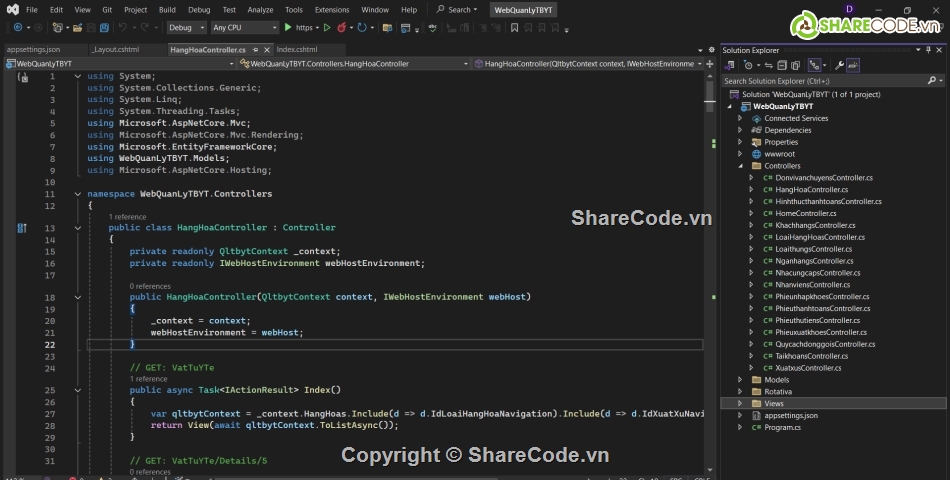 quản lý kho hàng,mvc asp.net,đồ án,quản lý kho,thiết bị y tế,quản lý vật tư y tế